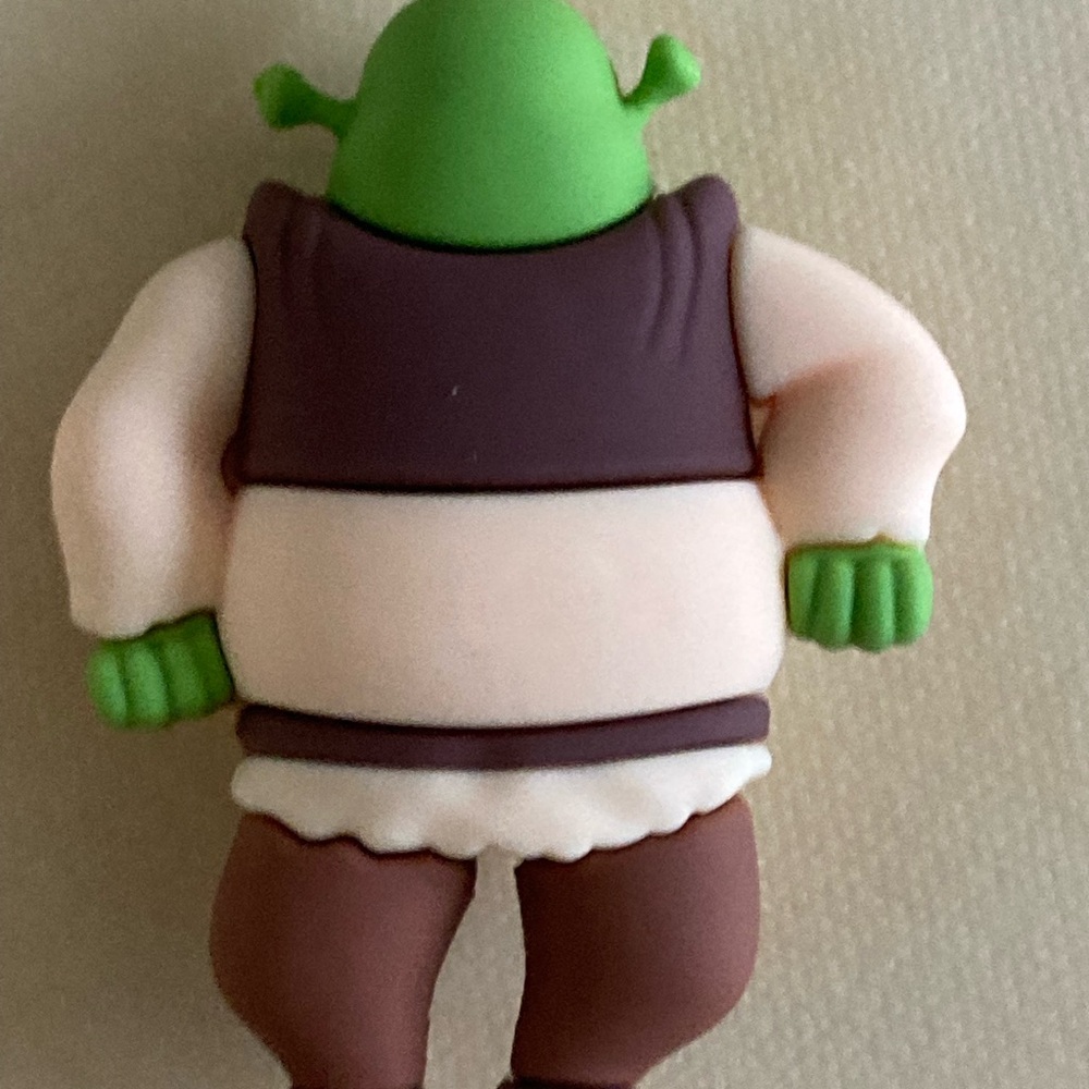 Shrek Keychain m/Bag Charm with Brown Strap - Picture 4 of 4
